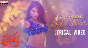 Oo Antava Oo Oo Antava Lyrics – Pushpa