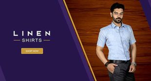 Get a luxurious look with MCR linen shirts for men online!