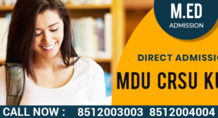 M.ed Admission Masters in Education Course Distance Education