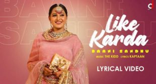 Baani Sandhu – Like Karda Lyrics