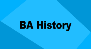BA History Course Admission