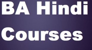 BA Hindi Course Admission