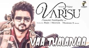 Vaa Thalaivaa Lyrics – Varisu