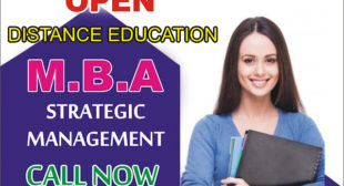 MBA Strategic Management Admission Distance learning Education