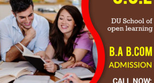 Sol Du school of Open Learning BA Program, Bcom Admission 2023-2024